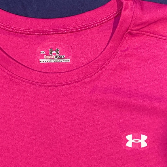 Under Armour Pink Athletic Top - XL - Picture 3 of 6